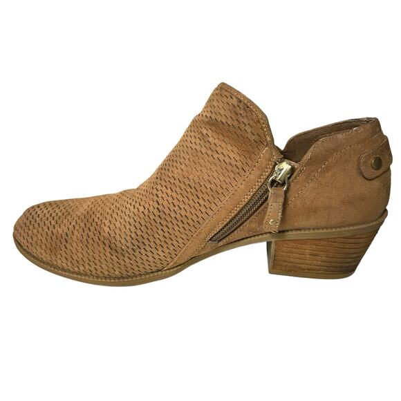 Dr. Scholl’s Womens Ankle Booties Be Energized Size 9 Brown Suede Insole Comfort - Picture 4 of 9